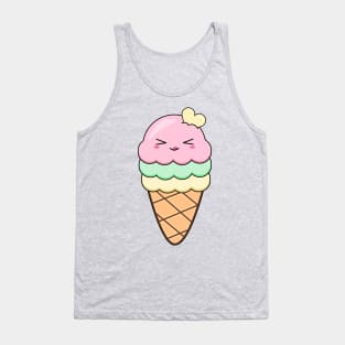 Kawaii Ice Cream Cone Tank Top